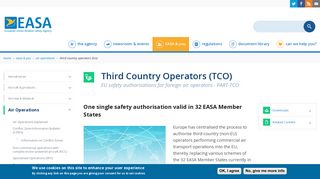 Third Country Operators (TCO) : EU safety ... - EASA - europa.eu