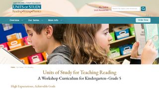 Units of Study for Teaching Reading Grades K-5 - Lucy Calkins