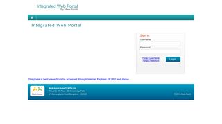 Integrated Web Portal - Medi Assist India Pvt Ltd