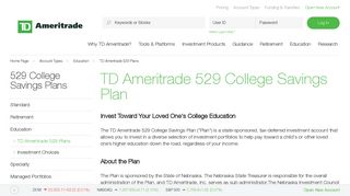 529 College Savings Plan | TD Ameritrade