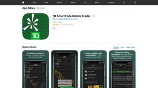 TD Ameritrade Mobile Trader on the App Store - iTunes - Apple