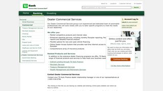 Dealer Commercial Services - TD Bank