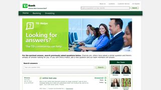 online loan pay - TD Helps | TD Bank