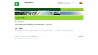 TD Auto Finance Dealer | Contact Us