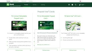 Reloadable Prepaid Debit Cards For Kids & Businesses | TD Bank