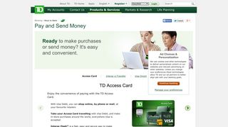 TD Canada Trust | Pay and Send Money