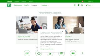 Personal Bank Accounts - TD Canada Trust