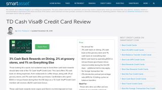 TD Cash Visa® Credit Card Review | SmartAsset.com