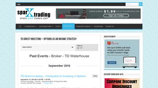 TD Waterhouse - Sparx Trading