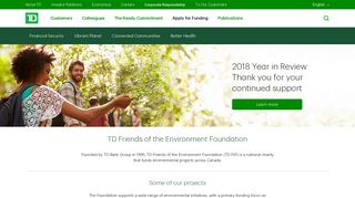 Environmental Programs: Green Projects & Initiatives | TD FEF