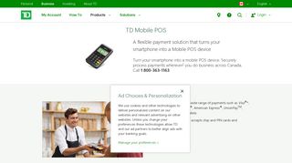 TD Mobile Solutions POS | TD Canada Trust - TD Bank