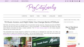 TD Music Access Just Might Make You Change Banks #TDMusic ...