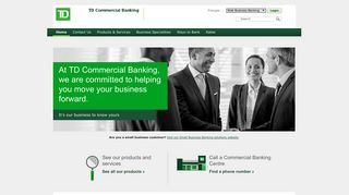 TD Commercial Banking | Moving Your Business Forward
