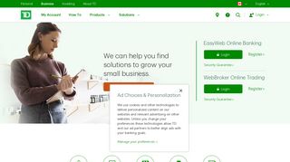 Small Business Banking | TD Canada Trust - TD Bank