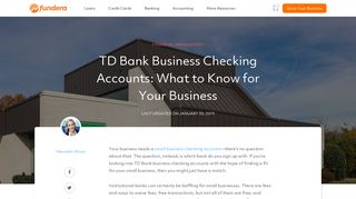 TD Bank Business Checking Accounts: What to Know for Your Business