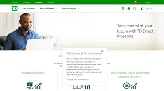 Trade in Registered or Non-Registered Accounts | TD Direct Investing