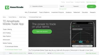 Trading App - Mobile Trader | TD Ameritrade