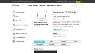 Download for TD-W9970 | TP-Link Canada