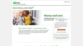 Zelle® & P2P Digital Payments With Bill Splitting | TD Bank