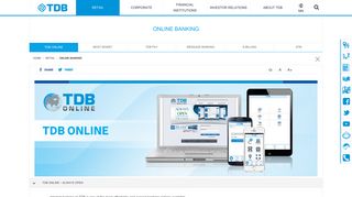 Online banking - TDB Online