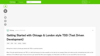 Getting Started with Chicago & London style TDD (Test ... - Qiita