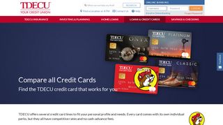 Compare All Credit Cards | TDECU