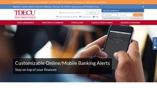 Online Banking Alerts | TDECU