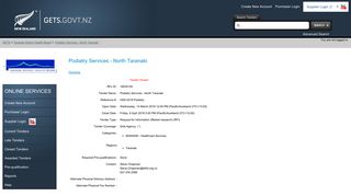 Taranaki District Health Board - Podiatry Services - North Taranaki