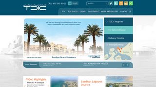 Home - (TDIC) Tourism Development & Investment Company