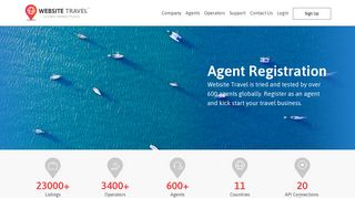 Agent Registration – WebsiteTravel™