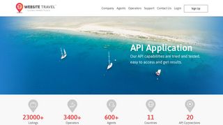 API Application – WebsiteTravel™