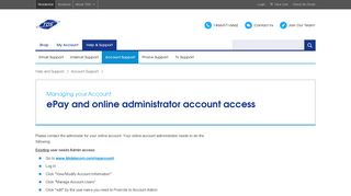 Account Administrator Access | TDS