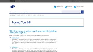 TDS Online Bill Payment Portal - TDS Telecom