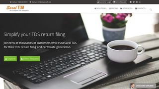 Saral TDS - Most trusted TDS e-return filing software in India