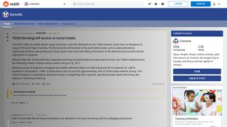 TDSB blocking wifi access to social media : toronto - Reddit