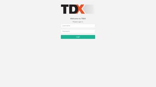 TDX TRAX | Login