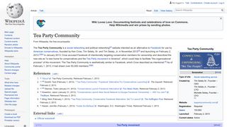 Tea Party Community - Wikipedia