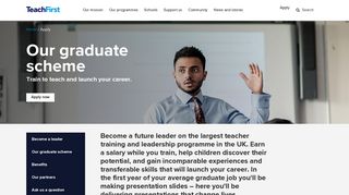 Our graduate scheme | Teach First