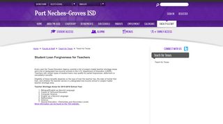 Teach for Texas / Teach for Texas - Port Neches-Groves ISD