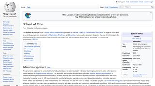 School of One - Wikipedia