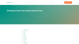 Getting to Know the School Admin Area – Teachable