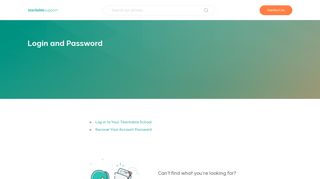 Login and Password – Teachable