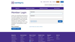 Learning Ally - Member login