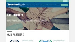 TeacherReady Online Teacher Certification Program Partners