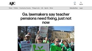 Georgia lawmakers: Hard choices ahead for teacher pensions
