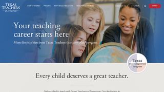 Earn your Texas Teaching certificate online