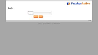 ETimesheets - Login - TeacherActive
