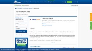 Latest TeacherActive jobs - UK's leading independent job site - CV ...