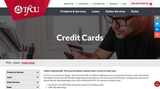 TFCU - Credit Cards