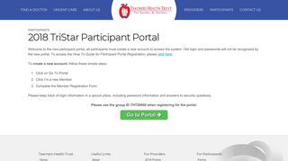 Portal | Teachers Health Trust